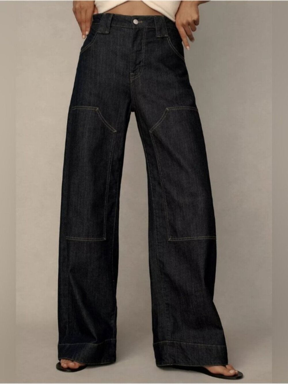 NWT Size 26 - Myra Low-Rise Tapered Jeans by Pilcro: Puddle Edition (US$ 148)